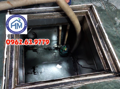 Thau rửa bể nước ngầm tại Thanh Trì