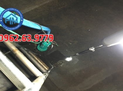 Thau rửa bể nước ngầm tại Hoàn Kiếm