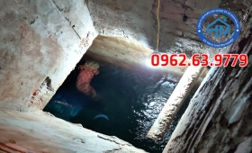 Thau rửa bể nước ngầm trường học