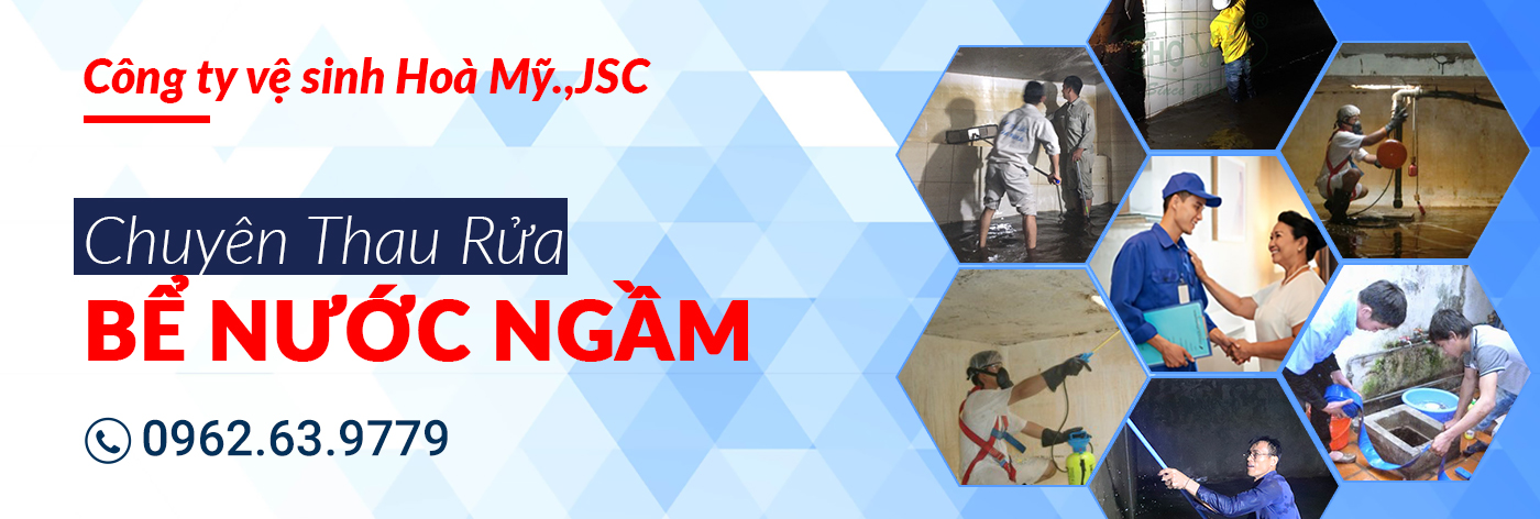 Banner Dịch vụ Thau rửa bể nước ngầm